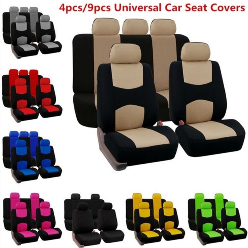 Universal 9-Piece Car Seat Cover Set for Tablets - Hot-Selling Cross-Border Design