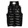 Used LANOUXDown Vest Black/black Nylon Mens