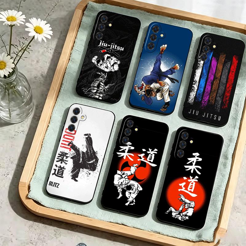 Soft Phone Case For Samsung A17 A37 A57 A16 A36 A56 A15 A35 A55 Judo Jiu Jitsu BJJ Brazilian A14 A34 A54 A13 A33 A53 A27 A26 A25
