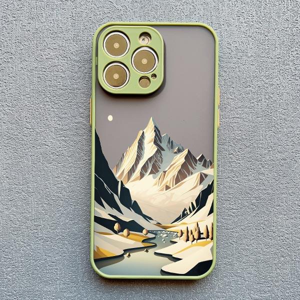 Fog Mountains Landscape Phone Case for iPhone 16 15 14 12 13 Mini 11 Pro Max X XS XR SE2 7 8 Plus Shockproof Back Cover Fundas