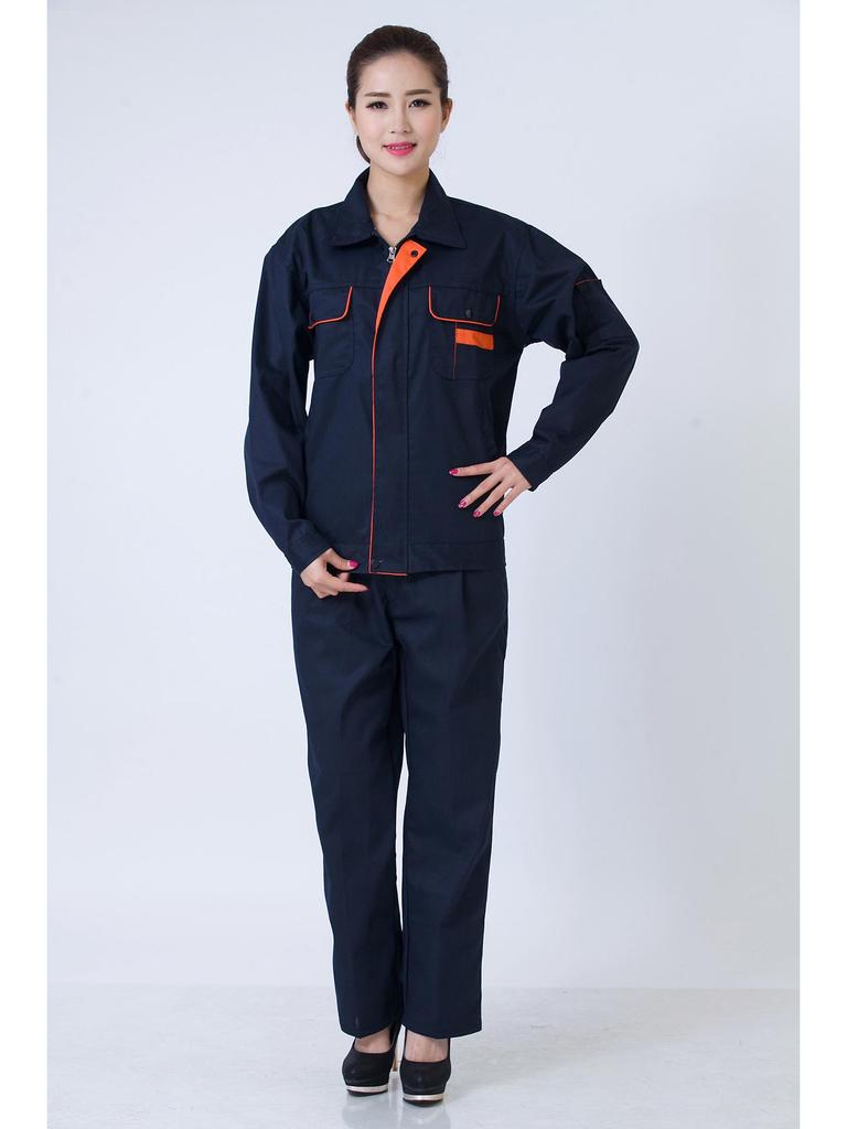 Herren Langarm Arbeitskleidungsset: Auto-Reparatur- und Schweißanzug mit Logodruck für Frühling und Herbst