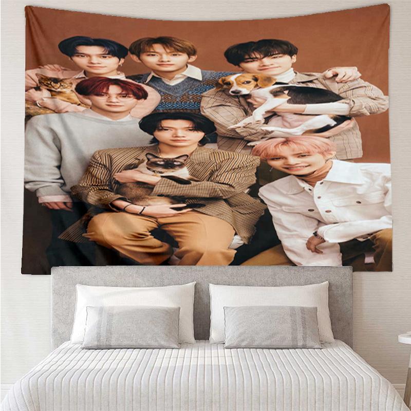 Kpop Music Tapestry Hanging for Bedroom,Livingroom, Playroom,Decor Art Room Wall Tapestry Holiday and Birthday Gifts