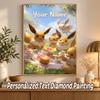 Eevee Custom Name Diamond Painting Personalized 5D Full Drill DIY Diamond Art Home Decor