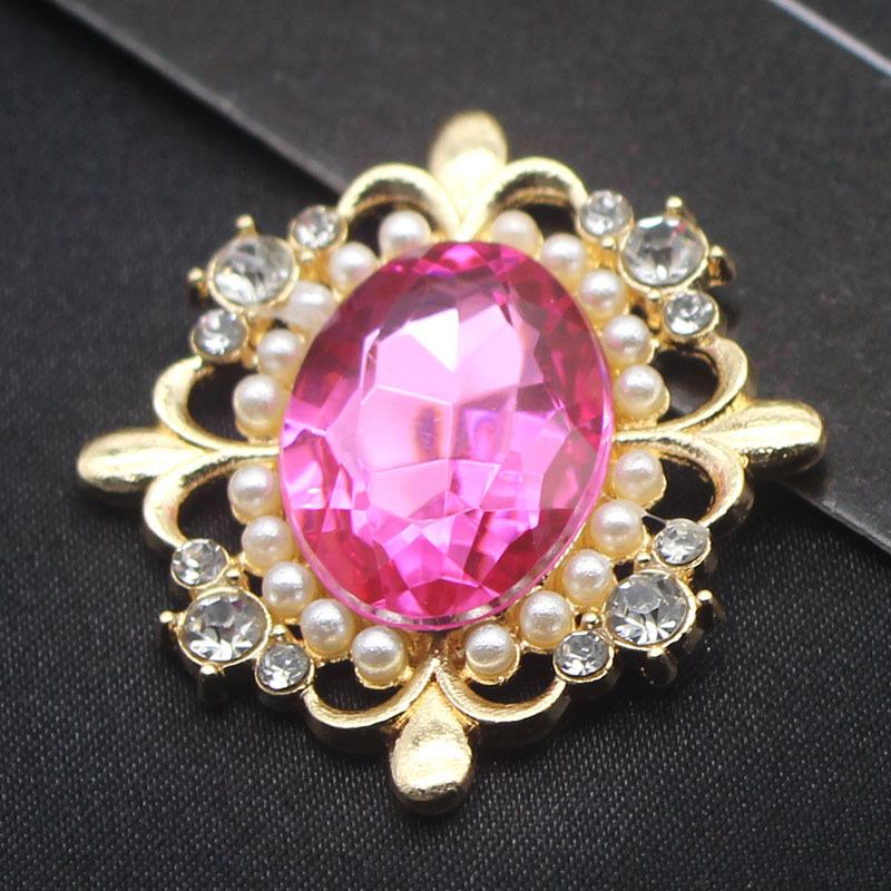 29*32Mm Exquisite Alloy  Buckle Bowknot Hair Accessories Material Accessories Wedding Invitation Decoration