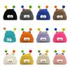 Adult Knitted Hat with Cartoon Monsters Winter Student Outdoor Cycling Skiing Climbing Hat Cold Weather Keep Warm Hat
