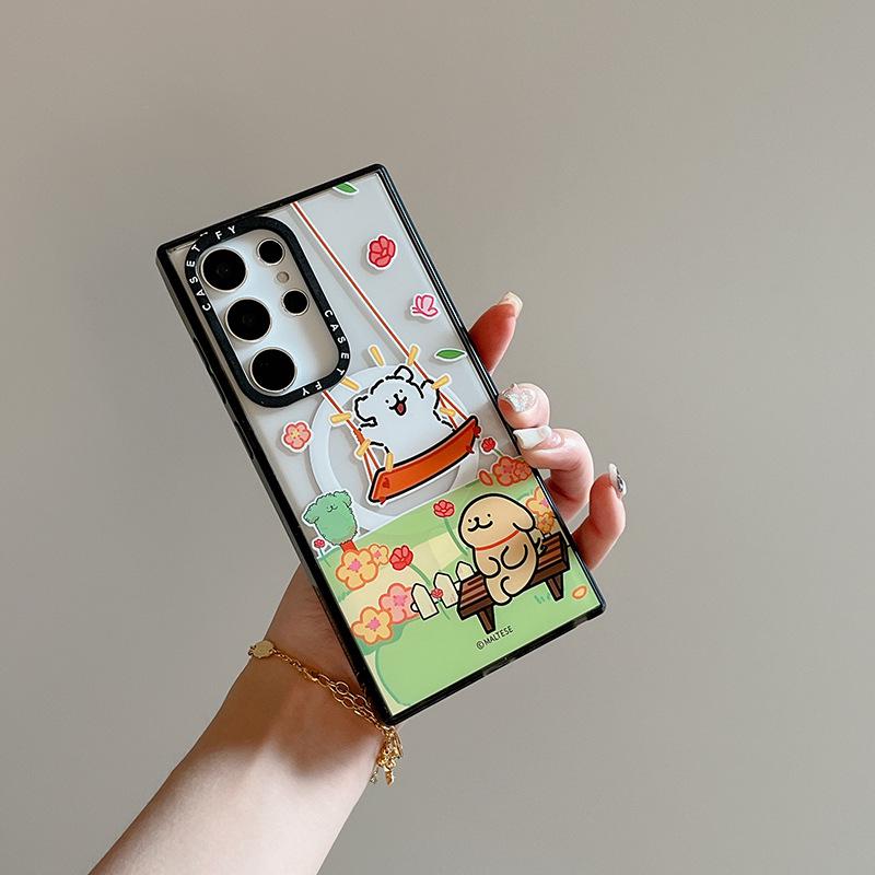 

«Модный чехол Galaxy Magnetic Puppy для Samsung S24 Ultra/S22 — защита от падений» Samsung Galaxy S22 Ultra