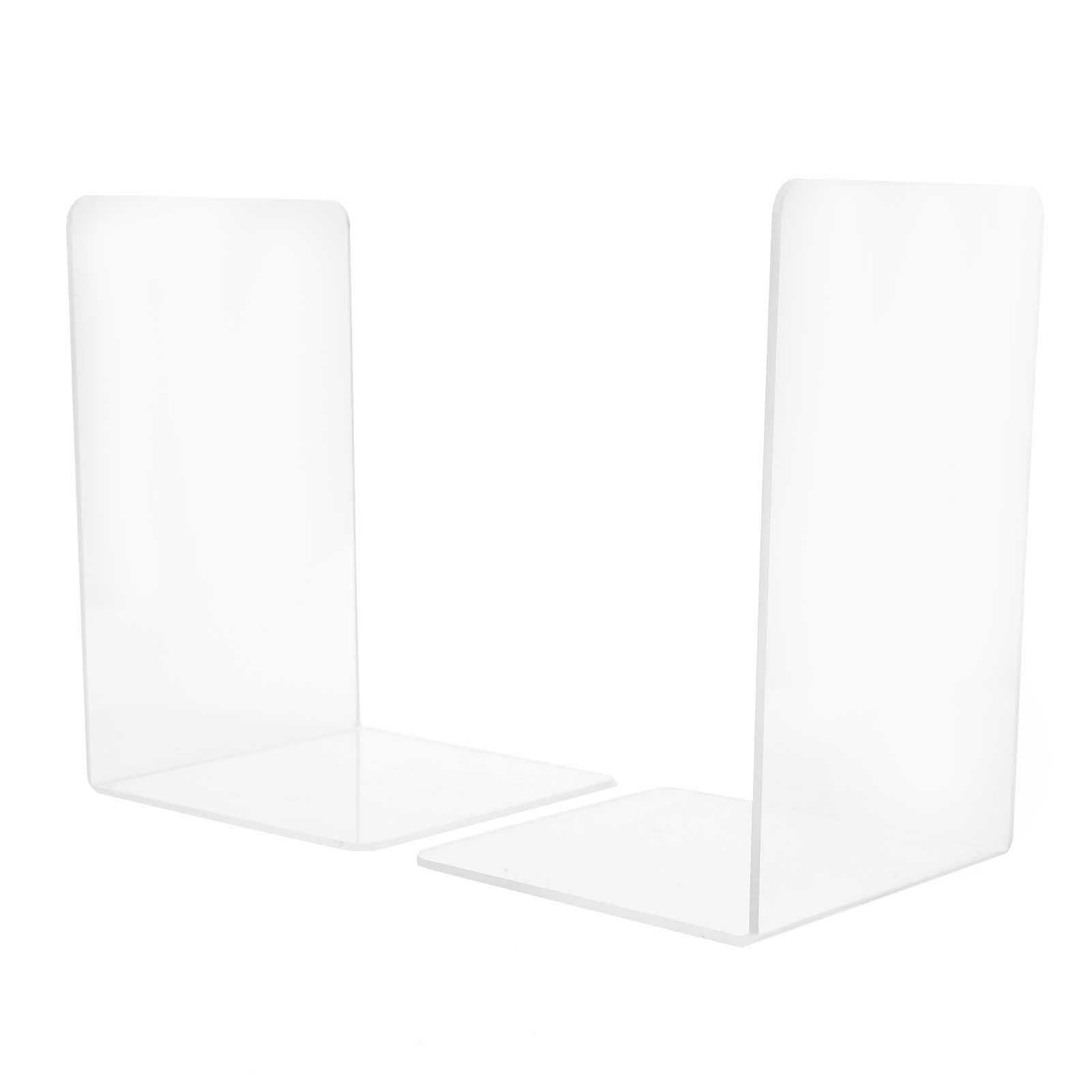 

2 шт. акриловый подставка для книг прозрачная полка для книг для книг студенческий настольный накопитель для домашнего офиса