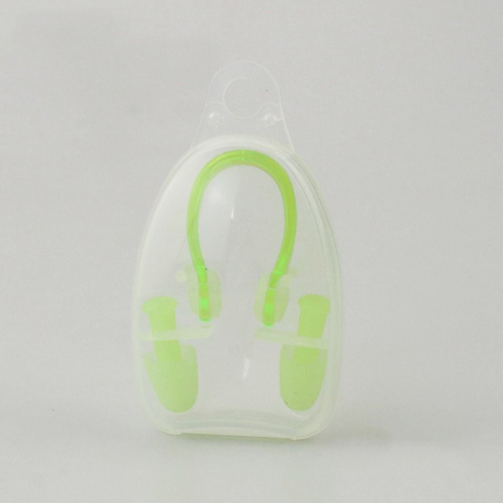 Water Sports Soundproof Earplugs with Box Nose Clip Portable Swimming Earplugs