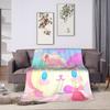 Usahana Cartoon Plush Blanket Kids Adult  Flannel Throw Blanket For Living Room Super Warm Custom  Quality Bedspread Gift Idea