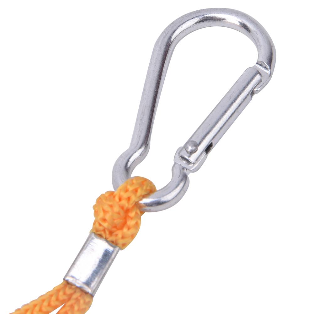 Edelstahl Hochleistungs-Fischfang-Stringer mit 5 Verschlusskarabinern Nylonschnüre Schwimmer