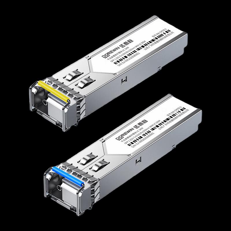 DOREWIN 1G SFP+ LC Single-Mode Fiber Optic Transceiver Pair