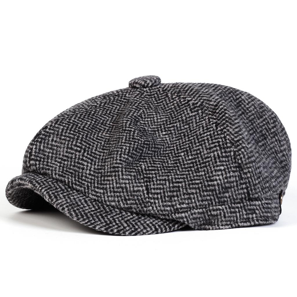 Gorra unisex de rombos estilo newsboy, boina clásica de artista, gorras de primavera otoño para exteriores y ocio, accesorios de viaje para mujeres y hombres
