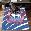FC Ipswich Crest Rug for Living Room, Game Rooms, Office, Bedroom, Office Floor Mat Playful Design, fan gifts Christmas decor