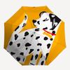 1pc Dalmatian Automatic Open/Close Umbrella - Compact Travel Umbrella with 8-Rib Durable Frame, Lightweight & Portable Design z14