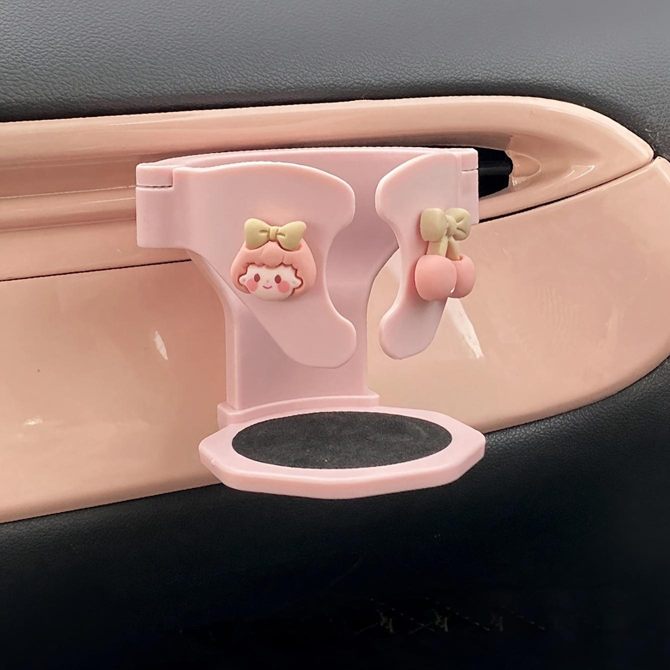 

1pc Cup Holder Mount, Cute Air Vent Expander Organizer, Air Conditioner Vent Drink Holder, Storage Shelf Girl + Cherry