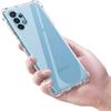 Stoßfeste Silikonhülle - Phonillico - Samsung A32 4G - Ultra Slim - Transparent - Verstärkter Schutz