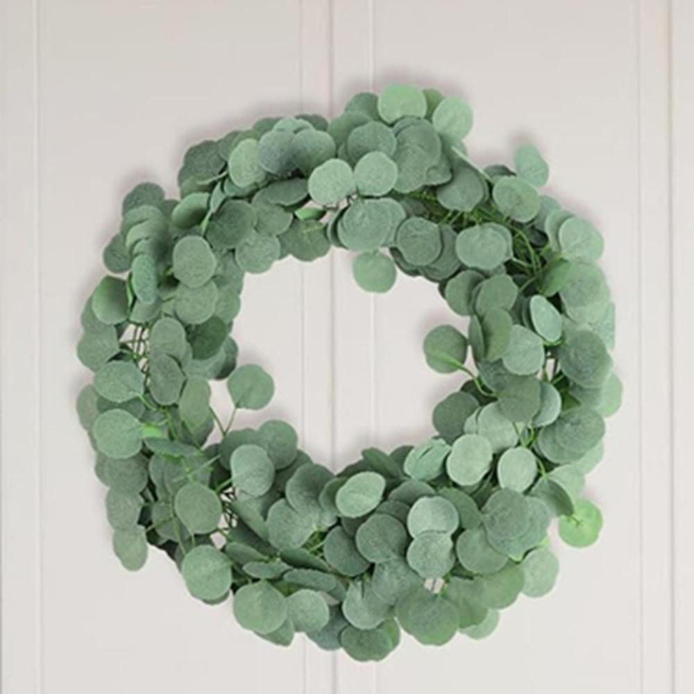 10/20pcs 200CM Artificial Plants Fake Green Eucalyptus Leaves Lvy Vine Home Room Wedding Christmas Decor Wholesale Diy Hanging