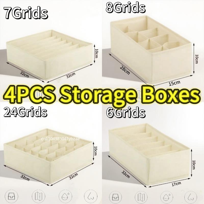 Underwear Bra Socks Storage Box Cabinet Drawer Organizer Socks Scarf Underwear Organizer Box Wardrobe Clothing Storage Organizer
