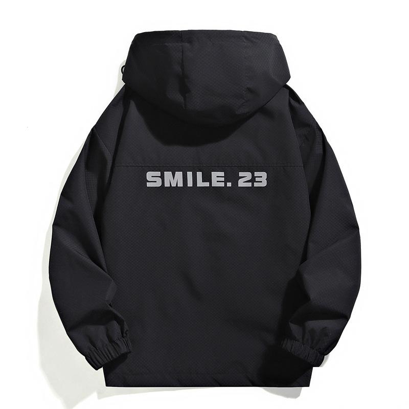 Men's New Spring and Autumn Fashion Overalls Men's Outdoor Baggy Handsome Hooded Jacket