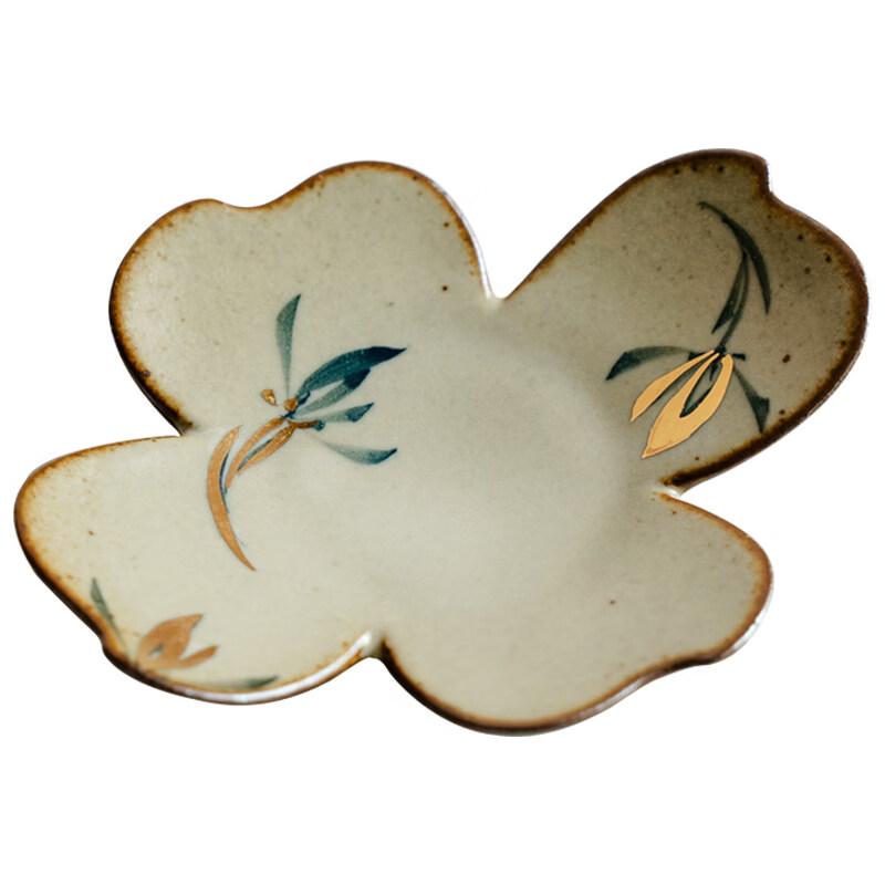 Hand-painted Orchid Design Coaster