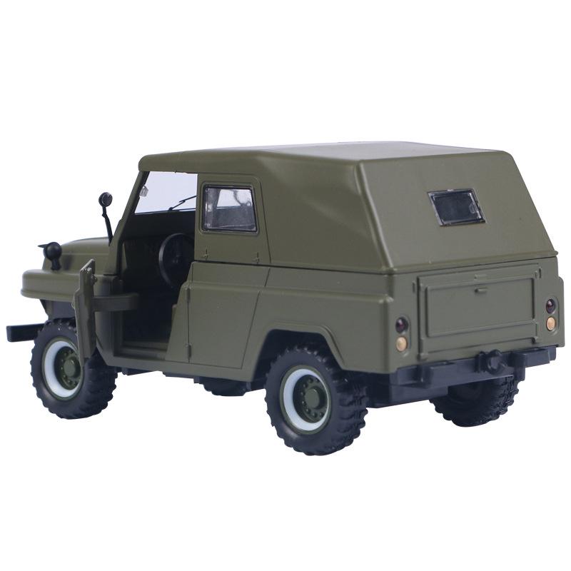 Shenghui Beijing 212 Alloy Military Jeep Toy with Sound & Light - Model 835A