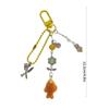 Vintage Y2K Styles Taiyaki Fish Phone Charm Lovely Japanese Keychain for Girls Lovely Bag Accessory