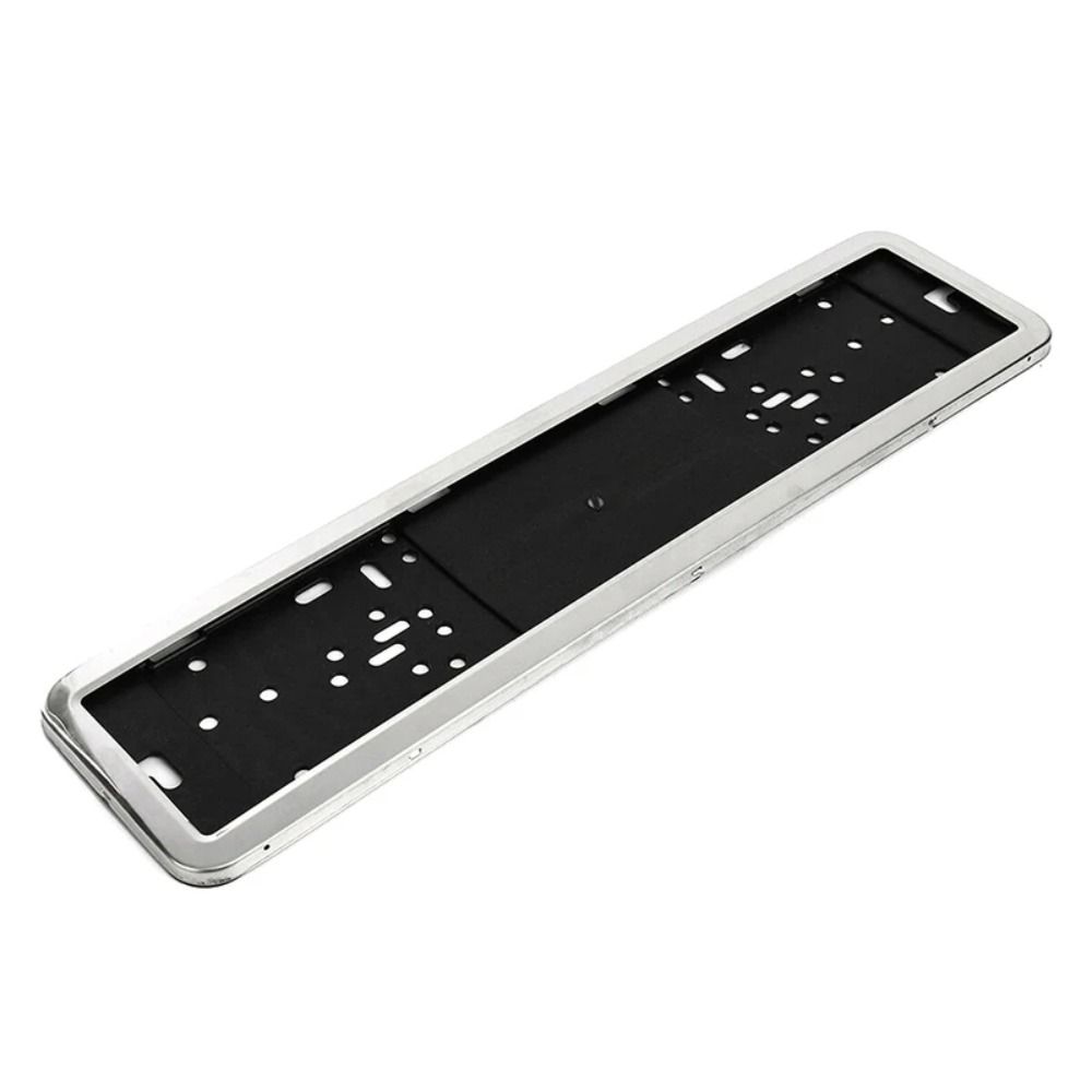 Stainless Steel Car License Number Plate Holder License Plate Frame  Vehicles Exterior Decoration