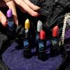 FOMIX Non-Stick Cup Lipstick, Metallic Shine Lipstick, Diamond Glitter Matte Lipstick, Moisturizing and Nourishing Formula, Additive-Free & Vegan,