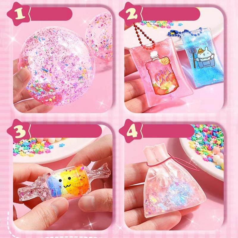Colla Nano Impastare Musica Soffiare Bolle Set Completo Nastro Nano Biadesivo Soffiare Bolle Giocattoli Antistress Adesivo
