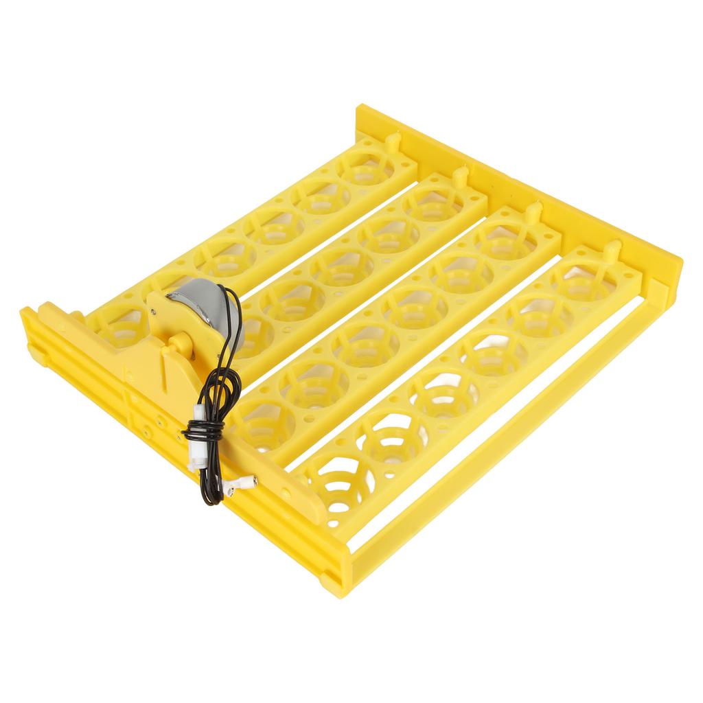 Egg Turning Tray Professional 24 Eggs Capacity Efficient Quiet Egg Incubation Tray for Duck Chicken Peacock Goose AC12V