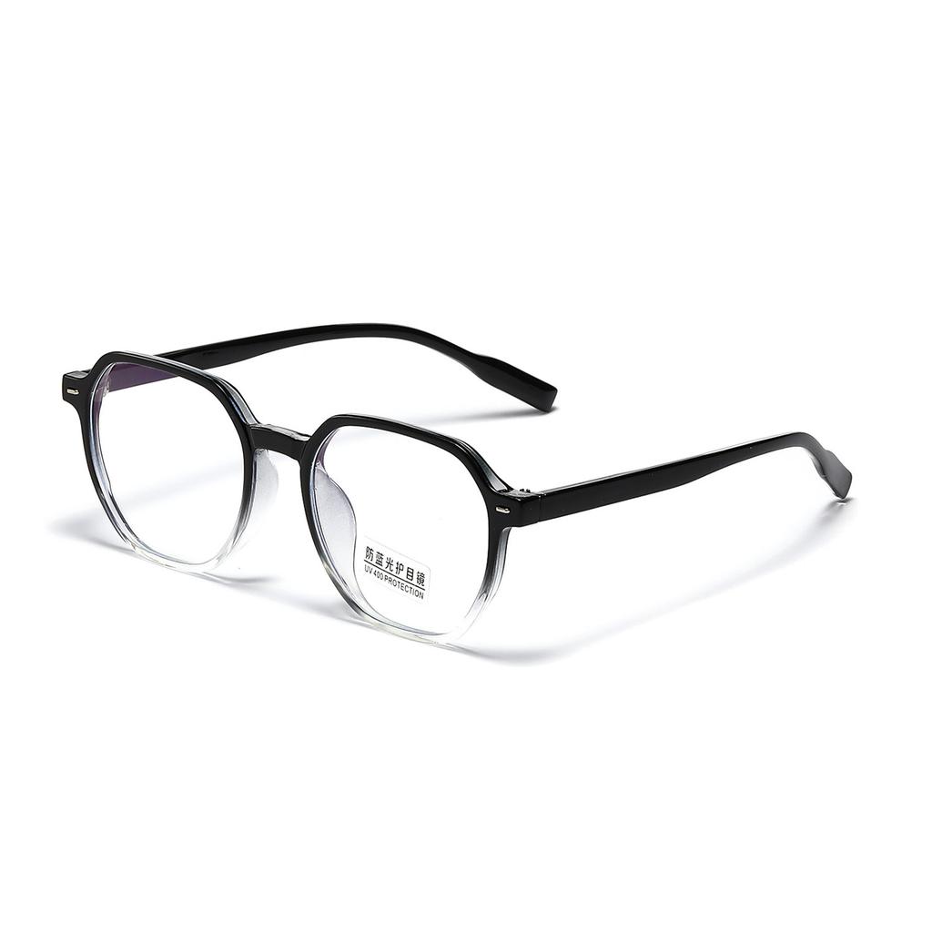 Glasses Men'S Multilateral Square Literary Flat Mirrors Women'S College Wind Mirrors