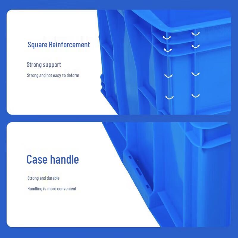 Waterproof Plastic Logistics Turnover Box with Lid