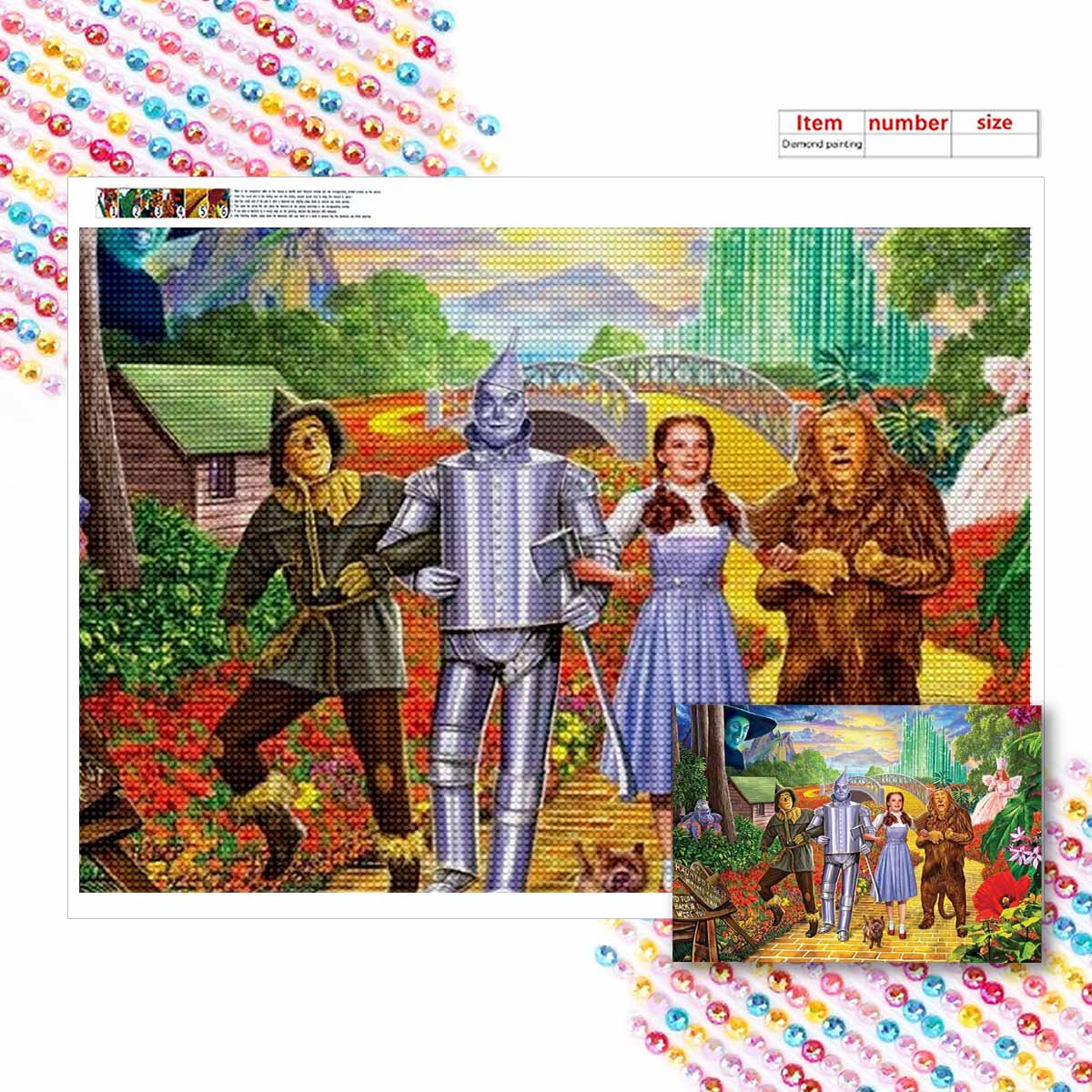 

Полная круглая алмазная живопись Кукольный человек Искусство Стразы Картина Мозаика Сделай сам 5D Вышивка крестом Домашнее украшение Round 20x30cm