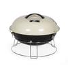 Portable Charcoal Barbecue - LIVOO - DOC301 - Ø34 Cm - Chrome-plated Grill - Height 18 Cm - Handles - Safety Latches