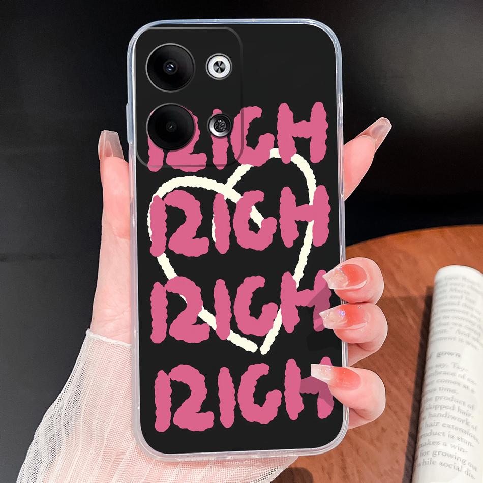 For Oppo Reno 9 Pro Plus 5G Phone Case Lovely Cartoon Soft TPU Transparent Silicone Lightweight Back Cover For Oppo Reno9 Funda