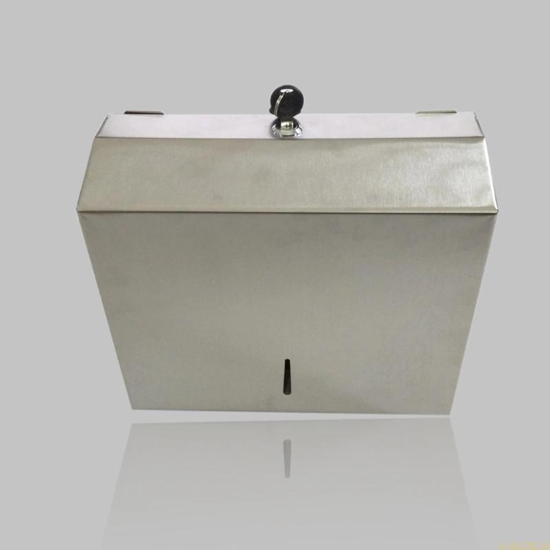 Distribuitor de prosoape de hârtie montat pe perete Oțel inoxidabil cu finisaj periat Capacitate mare Baie Prosop de mână Bucătărie Cutie suport pentru șervețele