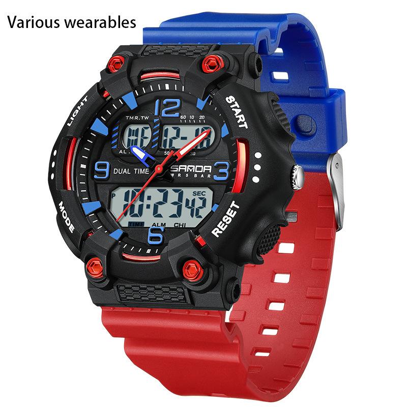 New Couple Electronic Watch Junior High School Student Multifunctional Outdoor Sports Electronic Watch