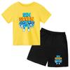 Printed Children's Cool Summer T-shirt Clothing Cartoon Short Sleeve Shorts Boys Girls Sports Casual Set