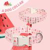 Adjustable Dog Collar Daisy Floral Dog Necklace Christmas Halloween Festival Pet Collars Chihuahua French Bulldog Dog Supplies