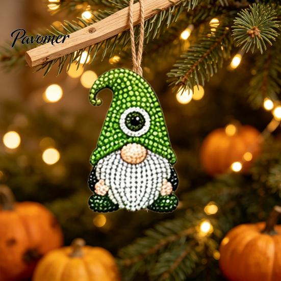 Creative Activity for Adults 31 Days Gnomes Halloween Rhinestone Painting Advent Calendar, DIY Faux Diamond Art Reusable Holiday Calendar Craft