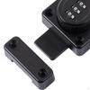 Knob Twist Hasp Lock Keyless Security for Cabinets And Doors with Combination
