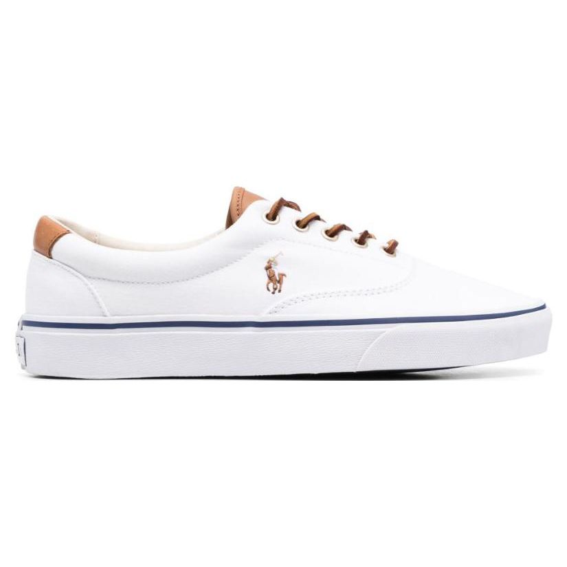 Polo Ralph Lauren Polo Pony Casual Comfortable Low-Top Sneakers Men Sneakers White 816861080008