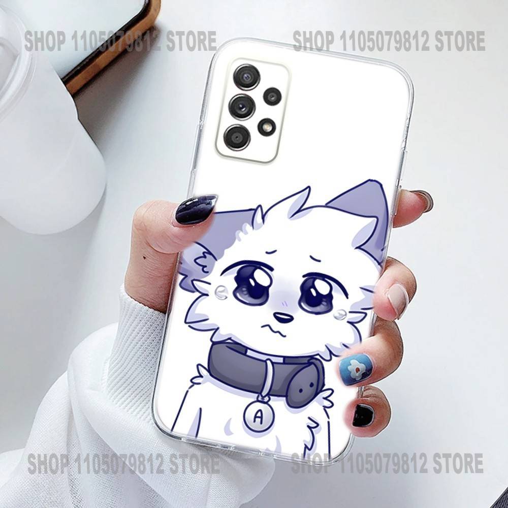 Cute B-Boykisser Phone Case Silicone For Samsung S30,23,21,22,20 FE lite,S10,9,PIus Note20ultra Soft Transparent