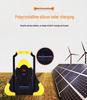 Solar-Powered Triangle Emergency Warning Light for Vehicles