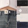 1Pc Jeans Waist Extension Buckle Unisex Waistband Extender Button Pant Elastic Extender Button Waist Belt Extension Buckle New