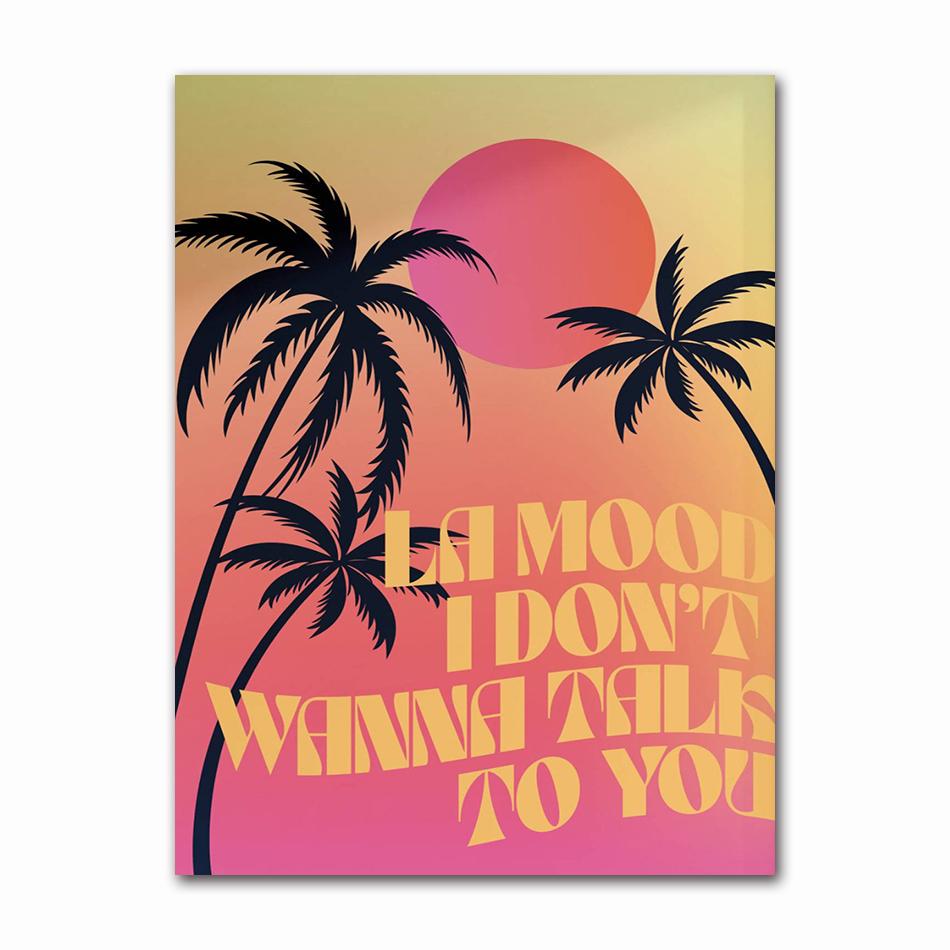 Minimalism Decor Posters Quotes Wall Art Canvas Painting Inspired Music Ciao Amore With Love Prints Living Room Home Decor