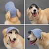Adjustable Dog Baseball Cap with Ear Holes Soft Breathable Dog Visor Hat Sun Protection Cat Sunscreen Hat Outdoor Sports