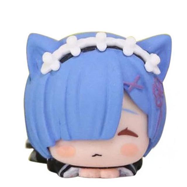 Figurină Anime Rem 4CM Re Zero kara Hajimeru Isekai Seikatsu Figurină Hikkake Pisicuță Jucărie Anime Drăguță Cadou Colecție Decorațiune PVC