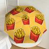 1PC french fries yellow background Umbrella-8-Rib Reinforced Portable Folding Travel Suitable for All Seasons Outdoor Daily Use-H0389