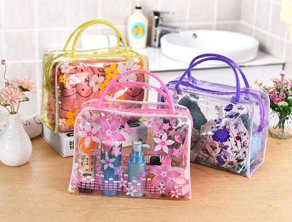 clear pvc cosmetic bolsas wholesale